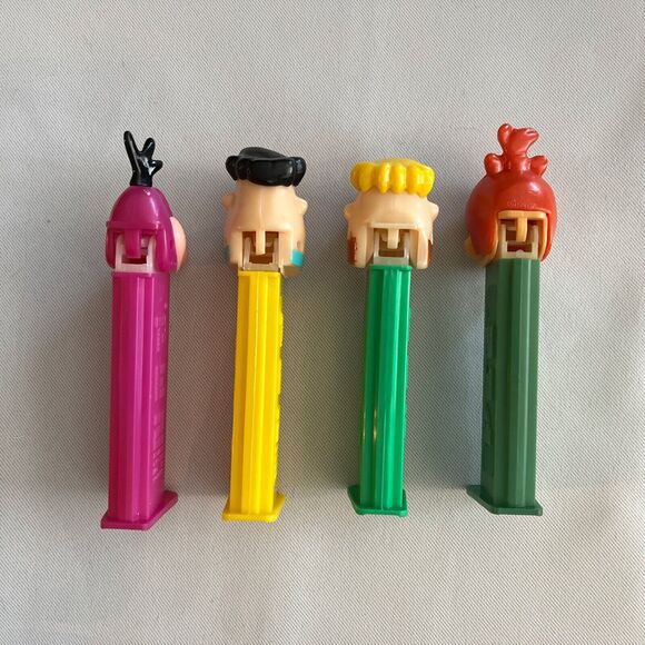Flintstones Pez Dispenser Set‎ Of 4 Dino,Fred,Barney And Pebbles Slovenia/China - Picture 4 of 6